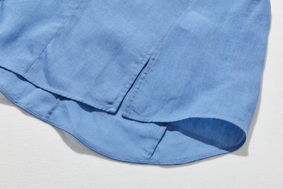 暑い季節もおしゃれと快適さを両立　麻混　ブラウス　9分袖ブラウス　250802