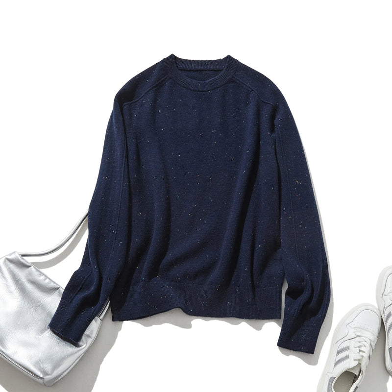 採用高規格精加工，外觀整齊 羊毛針織 羊毛衫 241004