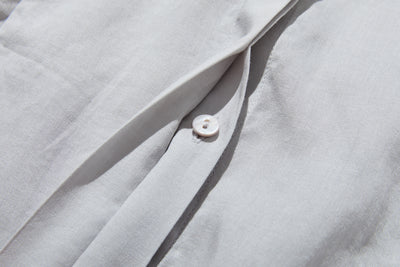 暑い季節もおしゃれと快適さを両立　麻混　ブラウス　9分袖ブラウス　250802