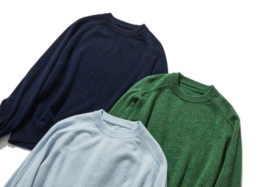 採用高規格精加工，外觀整齊 羊毛針織 羊毛衫 241004