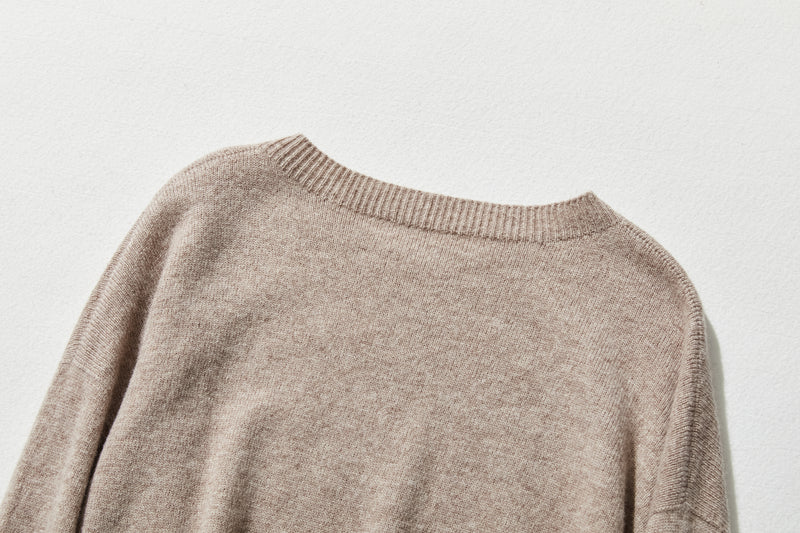 "Number 1" Reliable Simple Design Wool Knit 100% Wool 231110