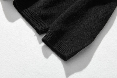 "Number 1" Reliable Simple Design Wool Knit 100% Wool 231110