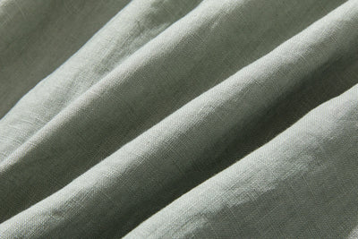 さりげなく甘い 美形ブラウス　リネン100％生地　リネンシャツブラウス　　210804