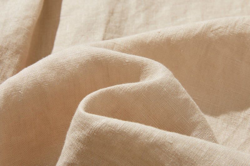 さりげなく甘い 美形ブラウス　リネン100％生地　リネンシャツブラウス　　210804