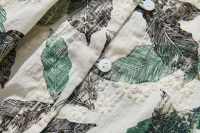 隨性穿著也能展現優雅氣質的長袖刺繡襯衫 240507