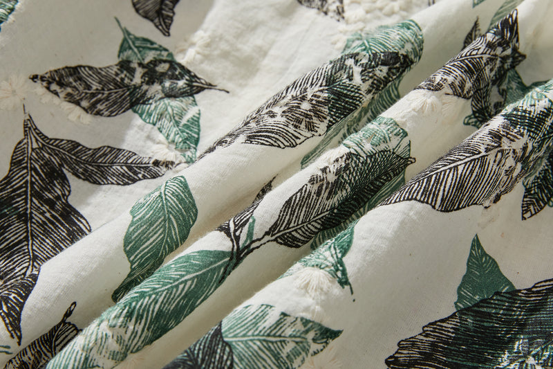 隨性穿著也能展現優雅氣質的長袖刺繡襯衫 240507