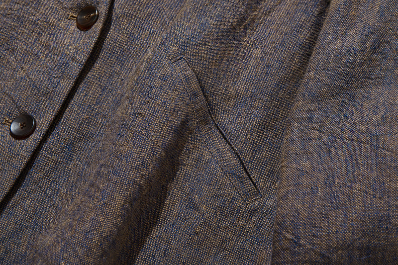 A 100% linen tailored jacket that&