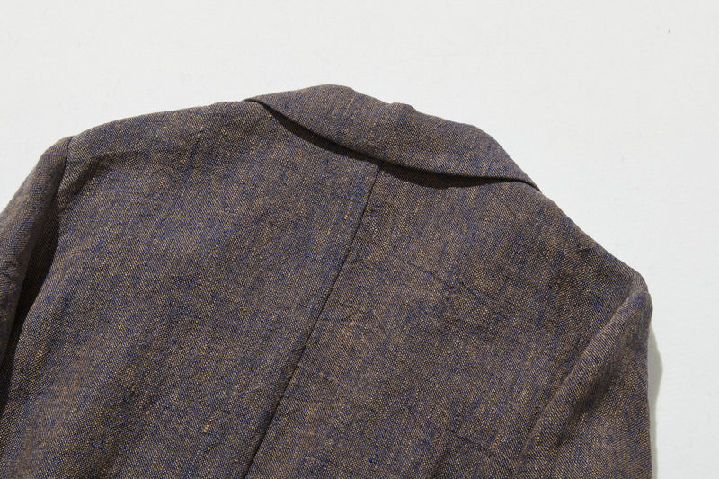 A 100% linen tailored jacket that&