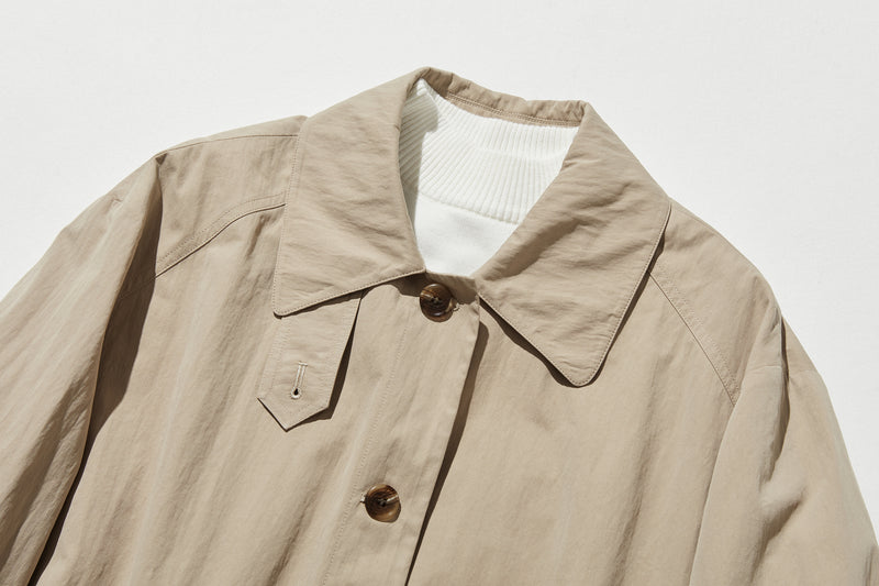 ロングシーズン着まわせる優秀アイテム　トレンチコート　ミドル丈コート　251003