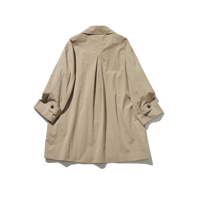 ロングシーズン着まわせる優秀アイテム　トレンチコート　ミドル丈コート　251003