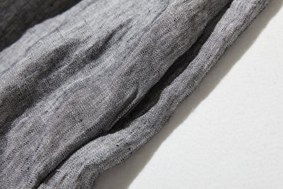 【季節を超えて愛される】リネンワンピース　フランスリネン　Vネックノースリーブマキシ丈ワンピース　250612