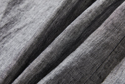 【季節を超えて愛される】リネンワンピース　フランスリネン　Vネックノースリーブマキシ丈ワンピース　250612