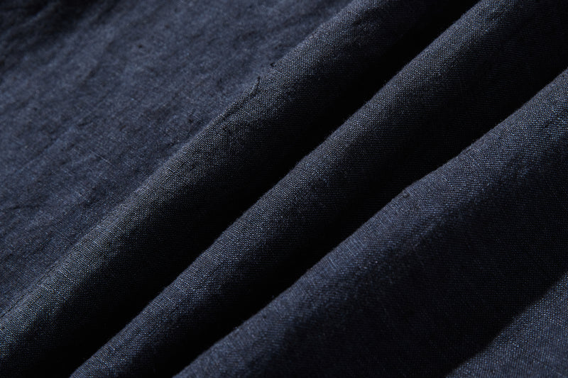 【季節を超えて愛される】リネンワンピース　フランスリネン　Vネックノースリーブマキシ丈ワンピース　250612