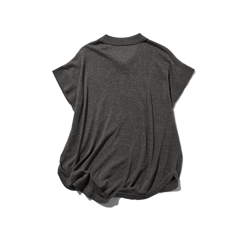 通気性抜群 シワになりにくい 夏用ニットポロシャツ 　半袖ニット 　250611