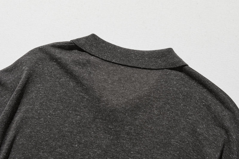 通気性抜群 シワになりにくい 夏用ニットポロシャツ 　半袖ニット 　250611