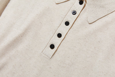 通気性抜群 シワになりにくい 夏用ニットポロシャツ 　半袖ニット 　250611