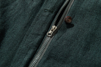 着る人を選ばない、長く愛用できる一枚 リネン100% フード付きブルゾン 秋冬アウター　250902