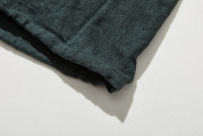 着る人を選ばない、長く愛用できる一枚 リネン100% フード付きブルゾン 秋冬アウター　250902