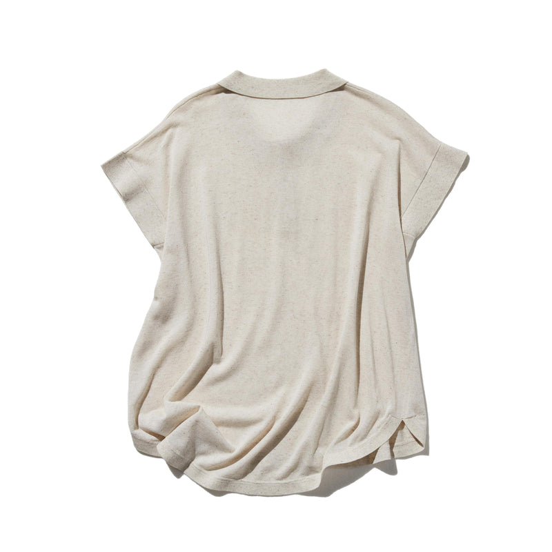 通気性抜群 シワになりにくい 夏用ニットポロシャツ 　半袖ニット 　250611