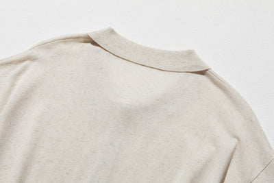 通気性抜群 シワになりにくい 夏用ニットポロシャツ 　半袖ニット 　250611