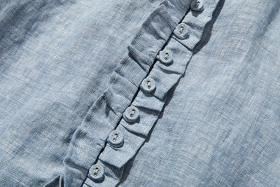 A versatile item that can be worn in any season. French linen blouse 250213