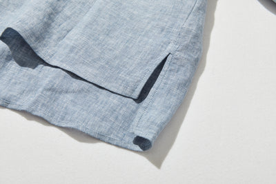 A versatile item that can be worn in any season. French linen blouse 250213