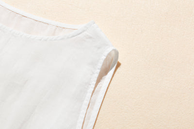 ベーシックに寄り添う。麻100% タンクトップ　チュニック 250702-1