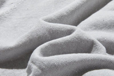 A cool and refreshing seasonal piece with a cute butterfly motif. Linen and lyocell, 3/4 sleeve cardigan, gray, 250616-1 