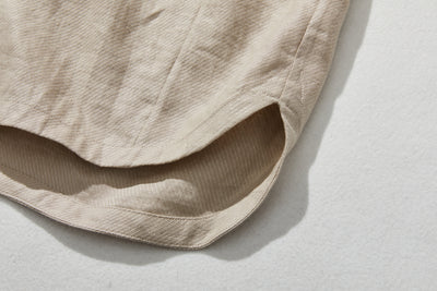 きれいな落ち感とニュアンスのある風合いが楽しめるブラウス　リネン100％　 　240322