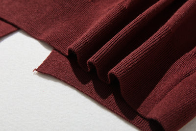 カジュアル過ぎず上品見え　重ね着風カーディガン ウール混　　250218