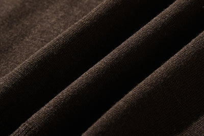 カジュアル過ぎず上品見え　重ね着風カーディガン ウール混　　250218