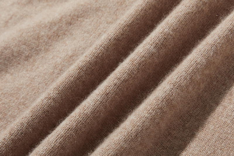 "Simple but stylish on its own" 100% Cashmere Turtleneck Sweater, Thick, 241016-6