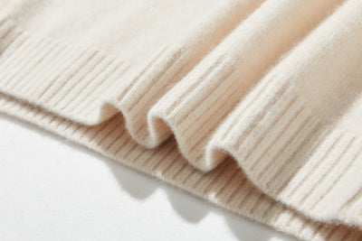 "Simple but stylish on its own" 100% Cashmere Turtleneck Sweater, Thick, 241016-6