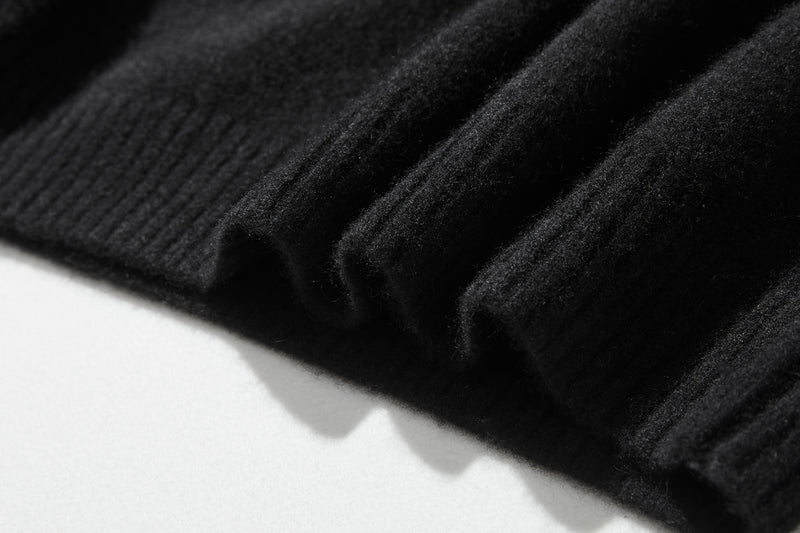 "Simple but stylish on its own" 100% Cashmere Turtleneck Sweater, Thick, 241016-6