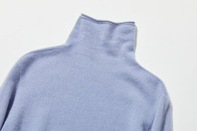 ★2025新色★やわらかい繊維から生まれる最高の心地良さ　カシミヤ100％　ハイネック ニット　231109