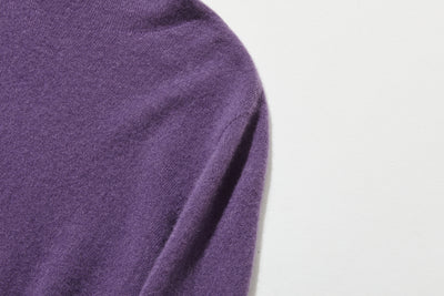 ★2025新色★やわらかい繊維から生まれる最高の心地良さ　カシミヤ100％　ハイネック ニット　231109