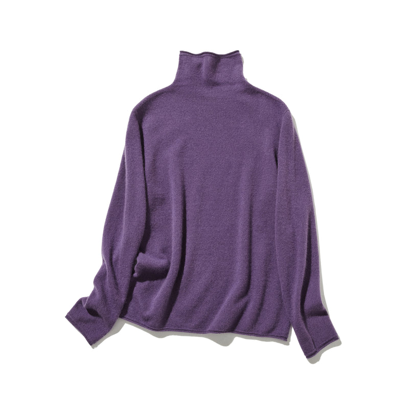 ★2025新色★やわらかい繊維から生まれる最高の心地良さ　カシミヤ100％　ハイネック ニット　231109