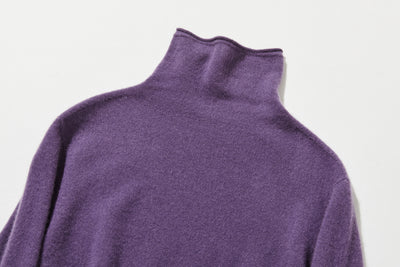 ★2025新色★やわらかい繊維から生まれる最高の心地良さ　カシミヤ100％　ハイネック ニット　231109