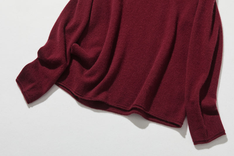 ★2025新色★やわらかい繊維から生まれる最高の心地良さ　カシミヤ100％　ハイネック ニット　231109