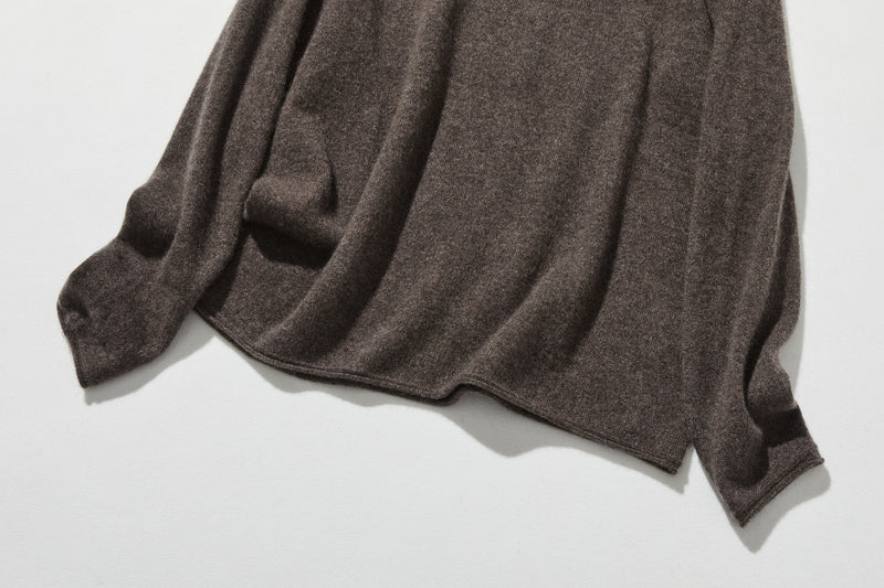 ★2025新色★やわらかい繊維から生まれる最高の心地良さ　カシミヤ100％　ハイネック ニット　231109