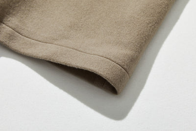 軽くて暖かいフード付きアウター　ウールアウター　241206