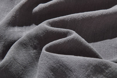 Elegant ruffled long-sleeved blouse, cotton linen, 250418 