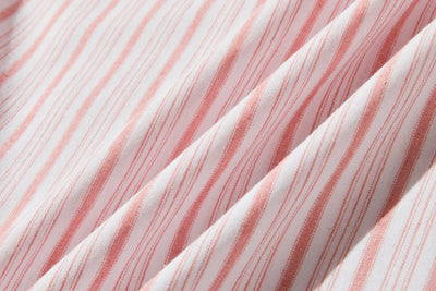 きれいめな雰囲気が魅力のストライプチュニック　長袖ブラウス　　250413