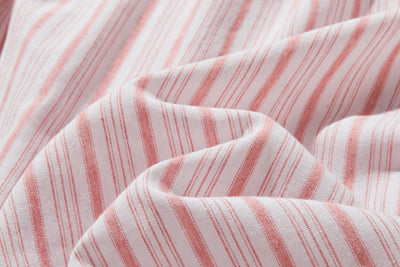 きれいめな雰囲気が魅力のストライプチュニック　長袖ブラウス　　250413