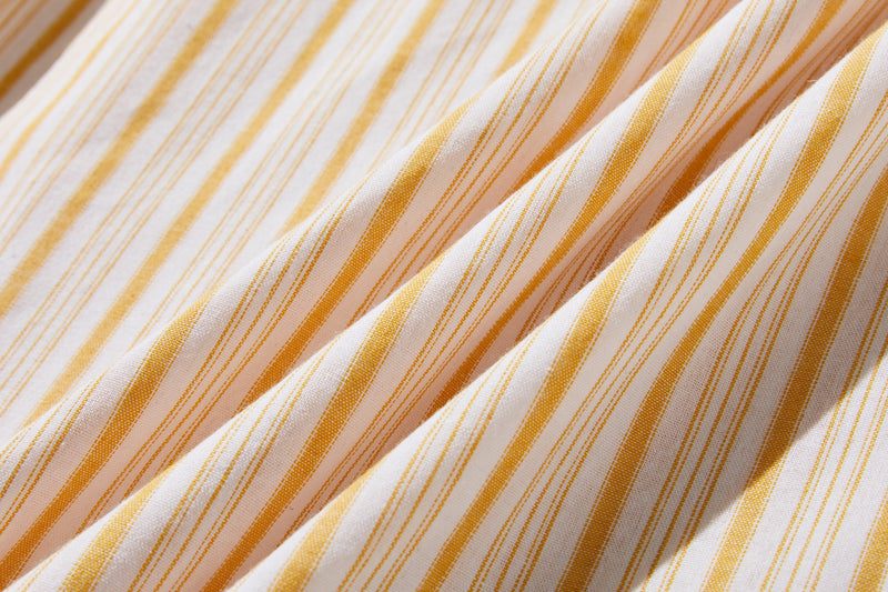 きれいめな雰囲気が魅力のストライプチュニック　長袖ブラウス　　250413