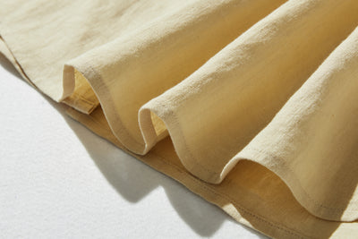 シンプルコーデに立体感と華やぎを添える一枚 フランチリネン 100％　長袖ブラウス　　250815