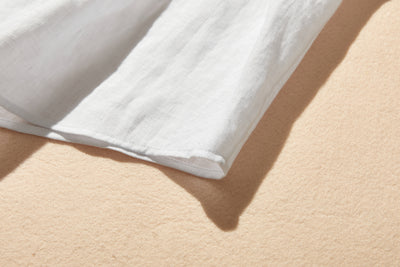 上品な着こなしに♪ リネン100% バンドカラーシャツ リネンブラウス 半袖シャツ　　250509