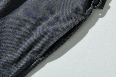 快適でお洒落！コットンリネンワンピース　5分袖　ベルト付き　　240518