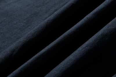 季節を超えて活躍する フレンチリネンの前開きシャツワンピース　　250409