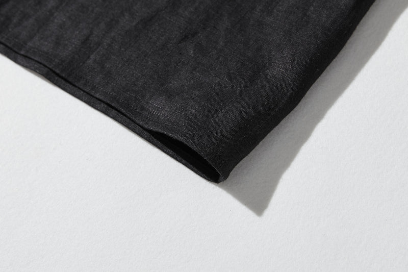 洗練された印象を叶える　大人のきれいめシャツブラウス 長袖ブラウス　リネン100％　250920